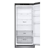LG GBP62DSNGN 2.03M 384L Kombiskap(Dark Silver) - EnergiklasseD, Door Cooling™og Smart Diagnosis™, top door open with food, GBP62DSNGN, thumbnail 9