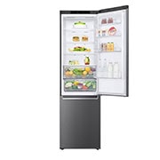 LG GBP62DSNGN 2.03M 384L Kombiskap(Dark Silver) - EnergiklasseD, Door Cooling™og Smart Diagnosis™, top door open, GBP62DSNGN, thumbnail 10