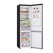 LG 2.03M 387L Kombiskap(Matte Black) - Energiklasse C, Door Cooling™ og Smart Diagnosis™ med Wi-Fi, høyre utsikt, GBV5250CEP, thumbnail 11