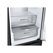 LG 2.03M 387L Kombiskap(Matte Black) - Energiklasse C, Door Cooling™ og Smart Diagnosis™ med Wi-Fi, åpne foran med mat, GBV5250CEP, thumbnail 7
