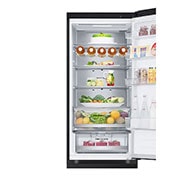 LG 2.03M 387L Kombiskap(Matte Black) - Energiklasse C, Door Cooling™ og Smart Diagnosis™ med Wi-Fi, åpne foran uten mat, GBV5250CEP, thumbnail 8