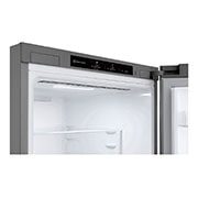 LG 1.86M 344L Kombiskap(Prime Silver) - Energiklasse E, Nature Fresh, Door Cooling+™ og Smart Diagnosis™, øverste skuff uten mat, GBV3100EPY, thumbnail 6