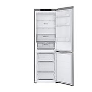 LG 1.86M 344L Kombiskap(Prime Silver) - Energiklasse E, Nature Fresh, Door Cooling+™ og Smart Diagnosis™, toppdør åpen uten mat, GBV3100EPY, thumbnail 8