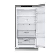 LG 1.86M 344L Kombiskap(Prime Silver) - Energiklasse E, Nature Fresh, Door Cooling+™ og Smart Diagnosis™, toppdøren åpen med mat, GBV3100EPY, thumbnail 10