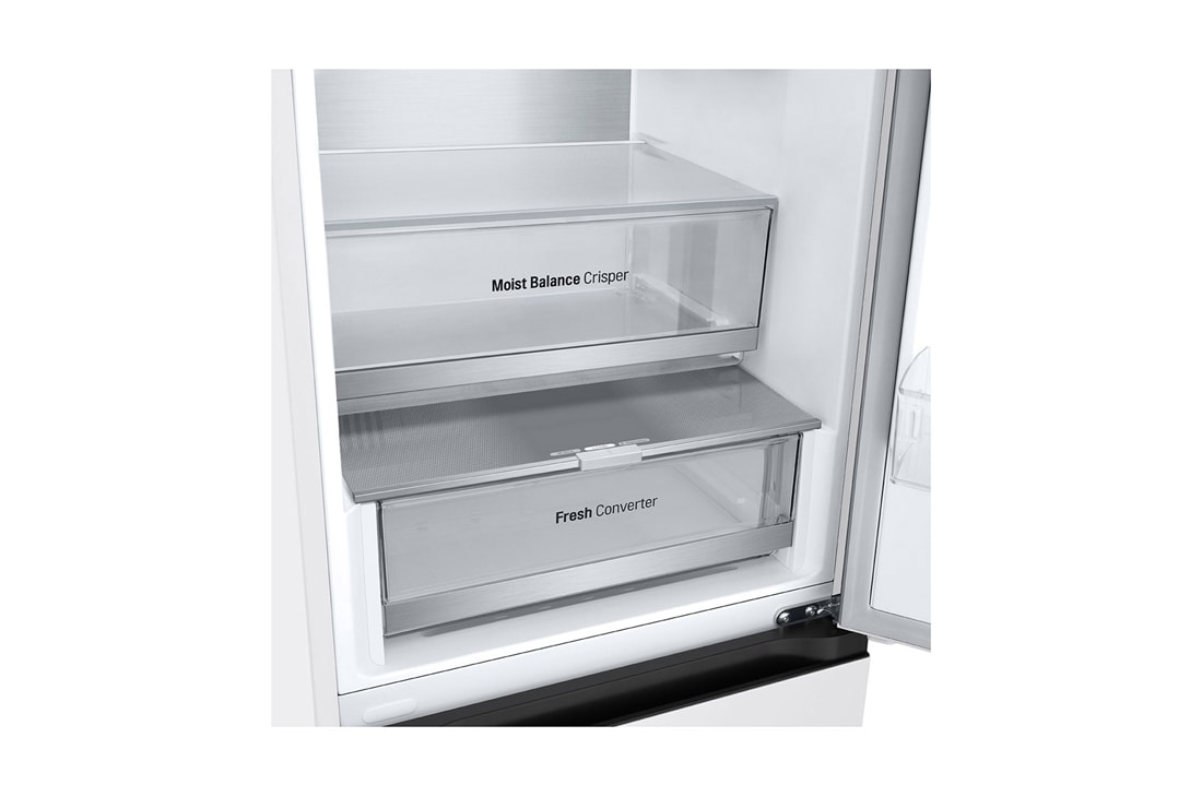 LG 2.03M 387L Kombiskap(Hvit) - Energiklasse C, Door Cooling™ og Smart Diagnosis™ med Wi-Fi, detaljeringsutsikt, GBV5250CSW, thumbnail 5