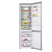 LG 2.03M 387L Kombiskap(Prime Silver) - Energiklasse C, Door Cooling™ og Smart Diagnosis™ med Wi-Fi, åpne foran med mat, GBV5250CPY, thumbnail 2