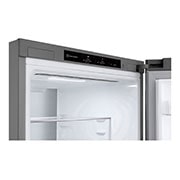 LG 1.86M 344L Kombiskap(Prime Silver) - Energiklasse D, Nature Fresh, Door Cooling+™ og Smart Diagnosis™, Fronten er åpen, GBV7180DPY, thumbnail 4