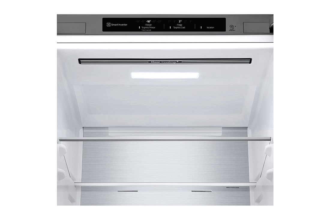 LG 2.03M 387L Kombiskap(Prime Silver ) - Energiklasse D, Nature Fresh, Door Cooling+™ og Smart Diagnosis™, led , GBV7280DPY, thumbnail 5