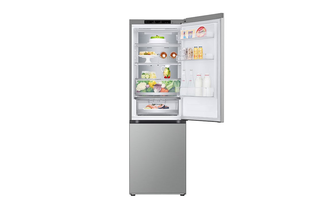 LG 2.03M 387L Kombiskap(Prime Silver ) - Energiklasse D, Nature Fresh, Door Cooling+™ og Smart Diagnosis™, top open , GBV7280DPY, thumbnail 8
