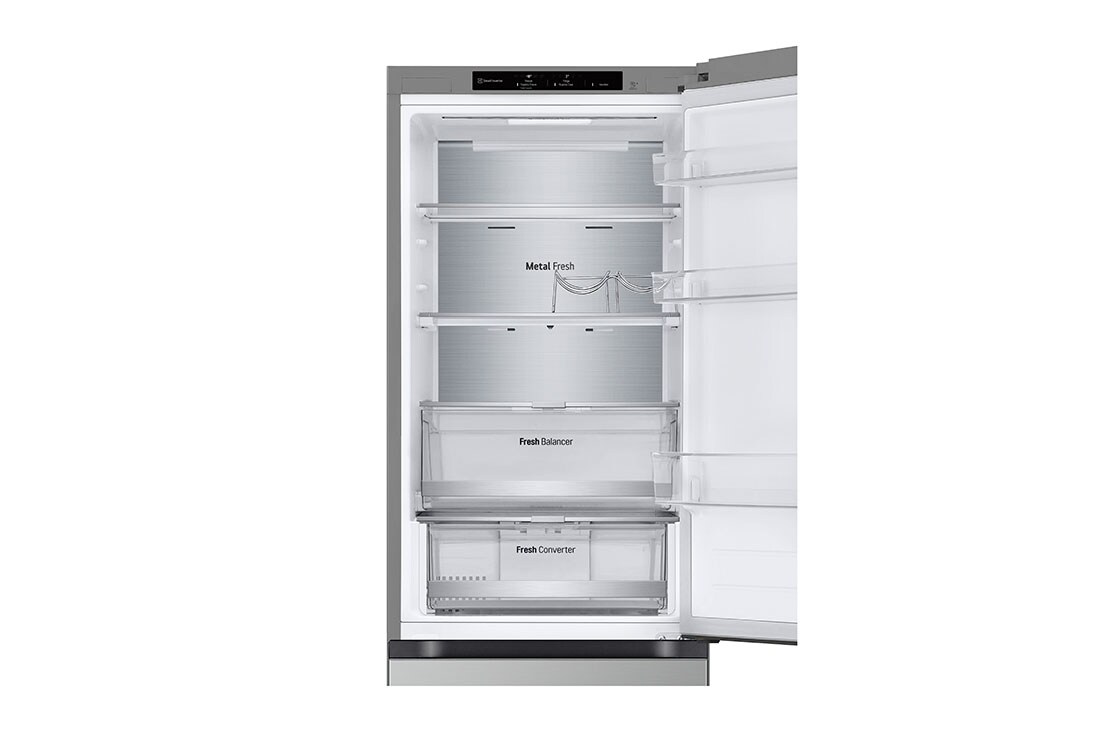 LG 2.03M 387L Kombiskap(Prime Silver ) - Energiklasse D, Nature Fresh, Door Cooling+™ og Smart Diagnosis™, detail , GBV7280DPY, thumbnail 10