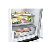 LG 1.86M 344L Kombiskap(Hvit ) - Energiklasse D, Nature Fresh, Door Cooling+™ og Smart Diagnosis™, Nederste skuff kjøttmat, GBV7180DSW, thumbnail 5