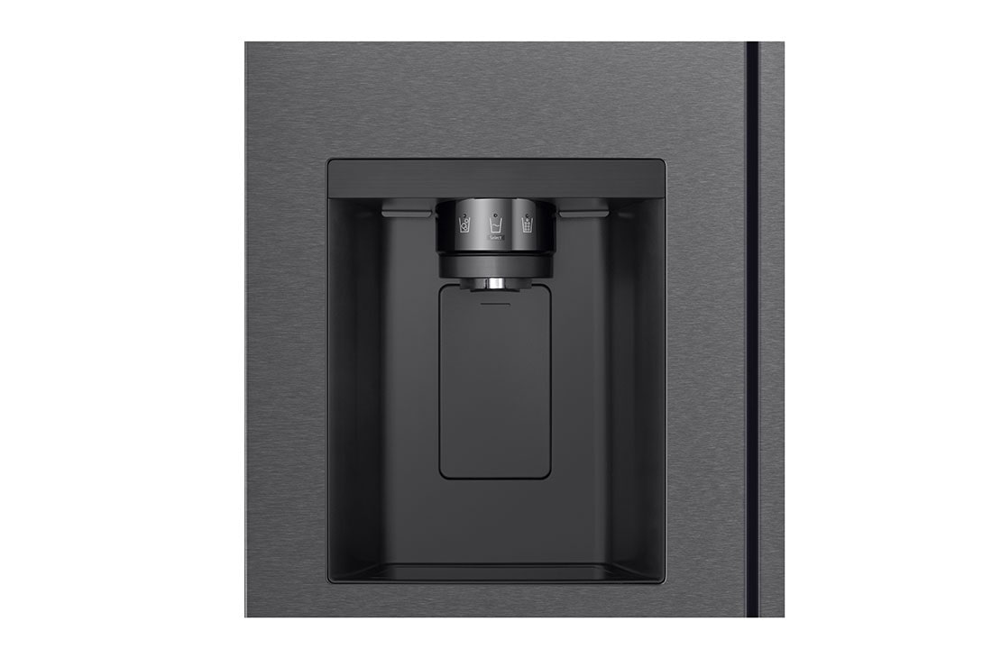 LG 641L Door in Door™ Side by Side (Matte Black), Energiklasse E, Vann/isdispenser uten vanntilkobling, Smart Diagnosis™ , Handle, GSJC41EPPE, thumbnail 10