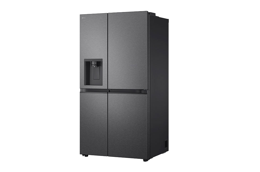 LG 641L Door in Door™ Side by Side (Matte Black), Energiklasse E, Vann/isdispenser uten vanntilkobling, Smart Diagnosis™ , Side view, GSJC41EPPE, thumbnail 14