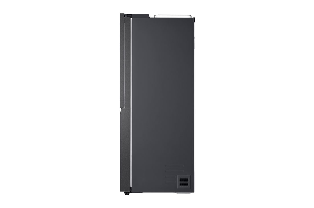 LG 641L Door in Door™ Side by Side (Matte Black), Energiklasse E, Vann/isdispenser uten vanntilkobling, Smart Diagnosis™ , Back View, GSJC41EPPE, thumbnail 15
