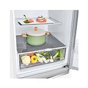 LG GBP61SWPGN 1.86M 341L Kombiskap(Hvit) - Energiklasse D, Door Cooling™og Smart Diagnosis™, Drawer with food, GBP61SWPGN, thumbnail 5
