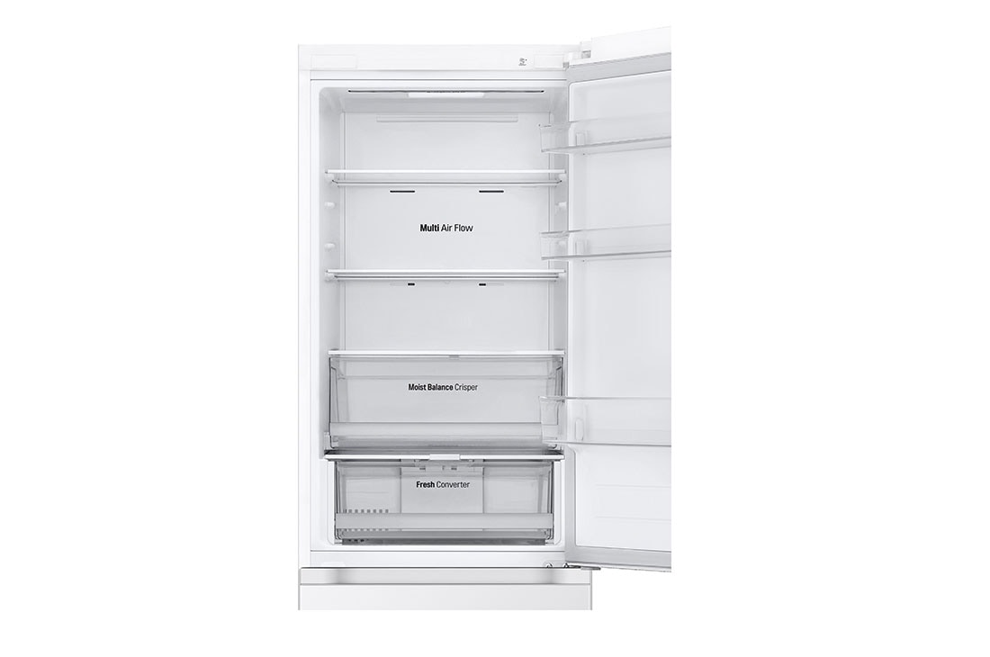 LG 1.86M 344L Kombiskap(Hvit) - Energiklasse E, Nature Fresh, Door Cooling+™ og Smart Diagnosis™, Dørkjøling_LED, GBV3100ESW, thumbnail 5