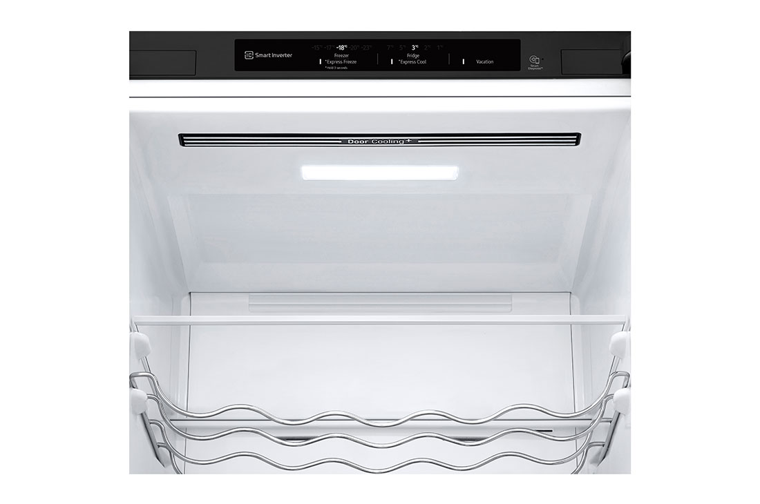 LG 2.03M 387L Kombiskap(Matte Black) - Energiklasse D, Door Cooling™ og Smart Diagnosis™ , Dørkjøling_LED, GBV3200DEP, thumbnail 5