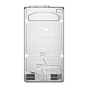 LG 635L Side by Side (Shiny Steel), Energiklasse E, Vann/isdispenser med vanntilkobling, Smart Diagnosis™ , rear view, GSLV50PZXE, thumbnail 13