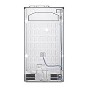 LG 635L Side by Side (Shiny Steel), Energiklasse E, Vann/isdispenser uten vanntilkobling, Smart Diagnosis™ , Back view, GSLV51PZXE, thumbnail 13