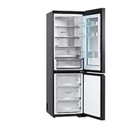 LG 186M 352L Kombiskap(Essence Black) - Energiklasse D, MoodUP™, InstaView™, Nature Fresh, Door Cooling+™ Smart Diagnosis™ med Wi-Fi, M-VB_Mood-Up_GC-V459QGWD_LeftSideOpen, GBG719MDNN, thumbnail 11