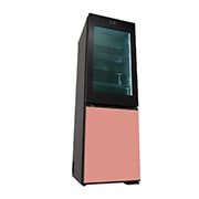 LG 186M 352L Kombiskap(Essence Black) - Energiklasse D, MoodUP™, InstaView™, Nature Fresh, Door Cooling+™ Smart Diagnosis™ med Wi-Fi, M-VB_Mood-Up_GC-V459QGWD_LeftPerspective, GBG719MDNN, thumbnail 12