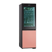 LG 186M 352L Kombiskap(Essence Black) - Energiklasse D, MoodUP™, InstaView™, Nature Fresh, Door Cooling+™ Smart Diagnosis™ med Wi-Fi, M-VB_Mood-Up_GC-V459QGWD_LeftSide_On_Cover_LED_Food, GBG719MDNN, thumbnail 15