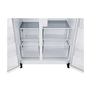 LG 638L Side by Side (Hvit), Energiklasse E, Vann/isdispenser med vanntilkobling, Smart Diagnosis™, Drawer, GSLC40SWPE, thumbnail 8