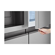LG 638L Door in Door™ Side by Side (Prime Silver), Energiklasse E, Vann/isdispenser med vanntilkobling, Smart Diagnosis™ , hidden button, GSJC40PYPE, thumbnail 10
