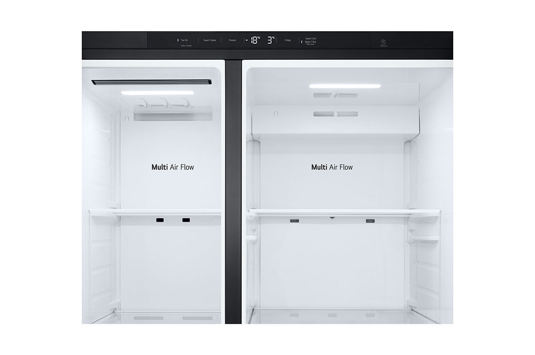 LG 638L Door in Door™ Side by Side (Matte Black), Energiklasse E, Vann/isdispenser med vanntilkobling, Smart Diagnosis™ , dispencer, GSJC40EPPE, thumbnail 11