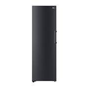 LG                             324L Frittstående fryseskap (Matte Black) - Energiklasse D,  Total No Frost, Express Freeze , Front view, GFT41MCGSF, thumbnail 1