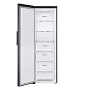 LG                             324L Frittstående fryseskap (Matte Black) - Energiklasse D,  Total No Frost, Express Freeze , Front view without food, GFT41MCGSF, thumbnail 3