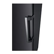 LG                             324L Frittstående fryseskap (Matte Black) - Energiklasse D,  Total No Frost, Express Freeze , Handle view, GFT41MCGSF, thumbnail 4