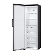 LG                             324L Frittstående fryseskap (Matte Black) - Energiklasse D,  Total No Frost, Express Freeze , Left side view, GFT41MCGSF, thumbnail 12