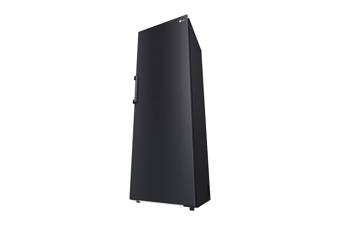 LG 386L Frittstående kjøleskap (Matte Black) - Energiklasse D, Door Cooling™, LINEARCooling™, Moist Balance Crisper™, right perspective view, GLT51MCGSF, thumbnail 14
