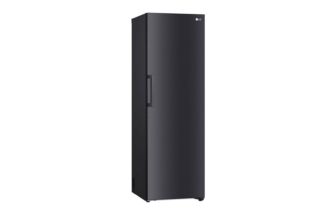 LG 386L Frittstående kjøleskap (Matte Black) - Energiklasse D, Door Cooling™, LINEARCooling™, Moist Balance Crisper™, left view, GLT51MCGSF, thumbnail 15