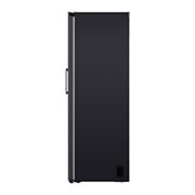 LG 386L Frittstående kjøleskap (Matte Black) - Energiklasse D, Door Cooling™, LINEARCooling™, Moist Balance Crisper™, side view, GLT51MCGSF, thumbnail 17