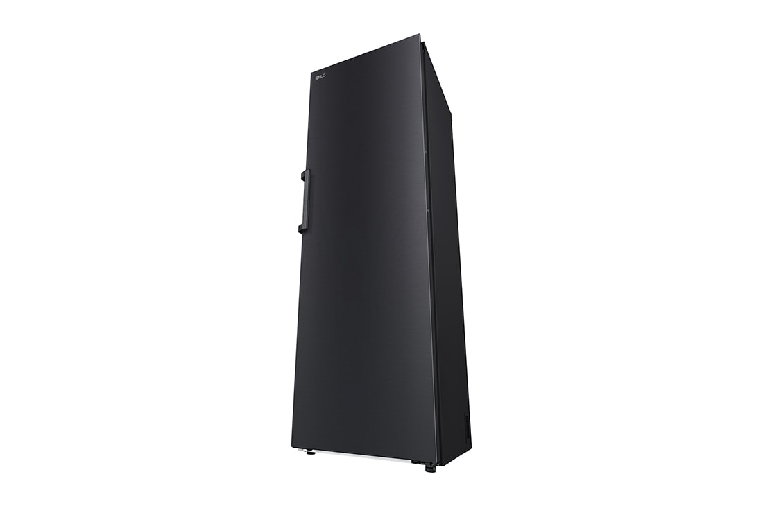 LG 386L Frittstående kjøleskap (Matte Black) - Energiklasse D, Door Cooling™, LINEARCooling™, Moist Balance Crisper™, right perspective view, GLT51MCGSF, thumbnail 14