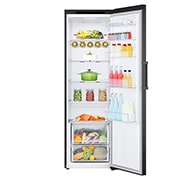 LG 386L Frittstående kjøleskap (Matte Black) - Energiklasse D, Door Cooling™, LINEARCooling™, Moist Balance Crisper™, handle, GLT51MCGSF, thumbnail 4