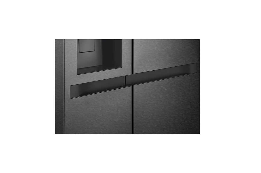 LG 638L Side by Side (Matte Black), Energiklasse E, Vann/isdispenser med vanntilkobling, Smart Diagnosis™, LeftSide, GSLC40EPPE, thumbnail 12