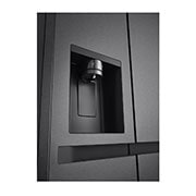 LG 638L Side by Side (Matte Black), Energiklasse E, Vann/isdispenser med vanntilkobling, Smart Diagnosis™, Front Right Open, GSLC40EPPE, thumbnail 11