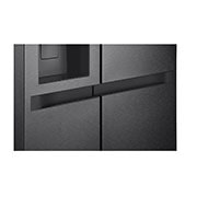 LG 638L Side by Side (Matte Black), Energiklasse E, Vann/isdispenser med vanntilkobling, Smart Diagnosis™, LeftSide, GSLC40EPPE, thumbnail 12