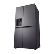 LG 638L Side by Side (Matte Black), Energiklasse E, Vann/isdispenser med vanntilkobling, Smart Diagnosis™, Side, GSLC40EPPE, thumbnail 14