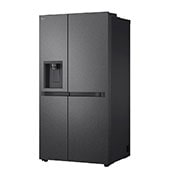 LG 638L Side by Side (Matte Black), Energiklasse E, Vann/isdispenser med vanntilkobling, Smart Diagnosis™, side, GSLC40EPPE, thumbnail 16
