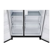 LG 638L Side by Side (Matte Black), Energiklasse E, Vann/isdispenser med vanntilkobling, Smart Diagnosis™, Dispenser1, GSLC40EPPE, thumbnail 7