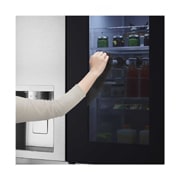 LG 628L InstaView Door in Door™ Side by Side (Metal Sorbet), Energiklasse D, Vann/isdispenser med vanntilkobling, Smart Diagnosis™ med Wi-Fi, GSXV90BSAE, GSXE90MBAD, thumbnail 7