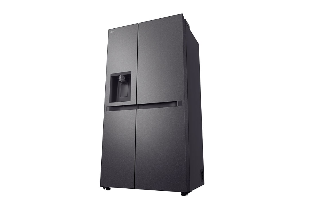 LG 641L Door in Door™ Side by Side (Matte Black), Energiklasse E, Vann/isdispenser uten vanntilkobling, Smart Diagnosis™ , Left view, GSLC41EPPE, thumbnail 12