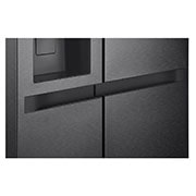 LG 641L Door in Door™ Side by Side (Matte Black), Energiklasse E, Vann/isdispenser uten vanntilkobling, Smart Diagnosis™ , Dispencer, GSLC41EPPE, thumbnail 4