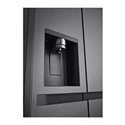 LG 641L Door in Door™ Side by Side (Matte Black), Energiklasse E, Vann/isdispenser uten vanntilkobling, Smart Diagnosis™ , Bottom trtay view, GSLC41EPPE, thumbnail 6