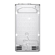 LG 662L Side by Side (Prime Silver), Energiklasse E , Smart Diagnosis™, back view, GSBC40PYPE, thumbnail 12