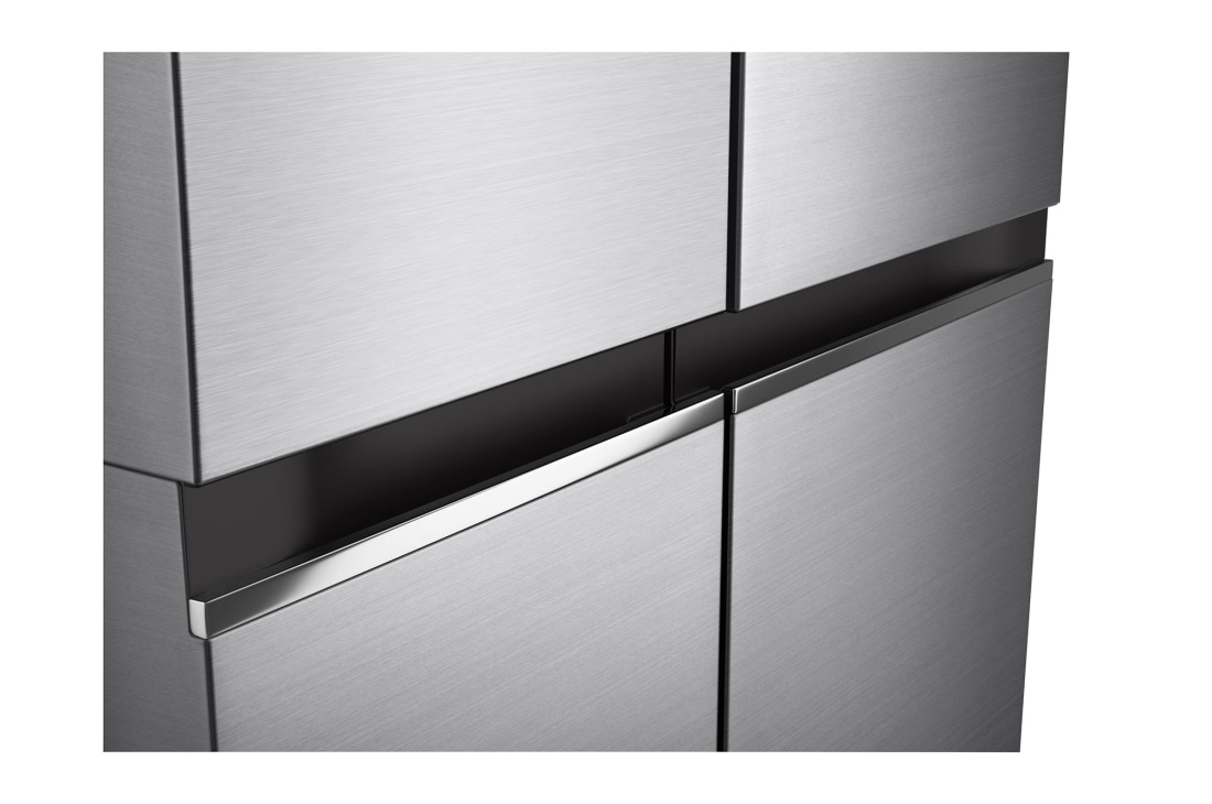 LG 662L Side by Side (Prime Silver), Energiklasse E , Smart Diagnosis™, side door view, GSBC40PYPE, thumbnail 6